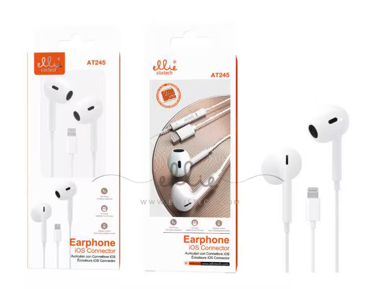 Ellietech AT245 earphones with Lightning Connector for iPhone