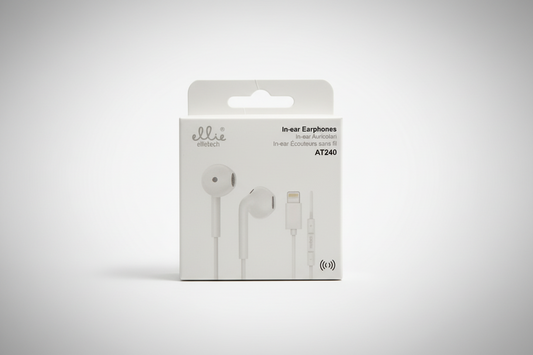 Ellietech AT240 Headphones with Lightning Connector for iPhone
