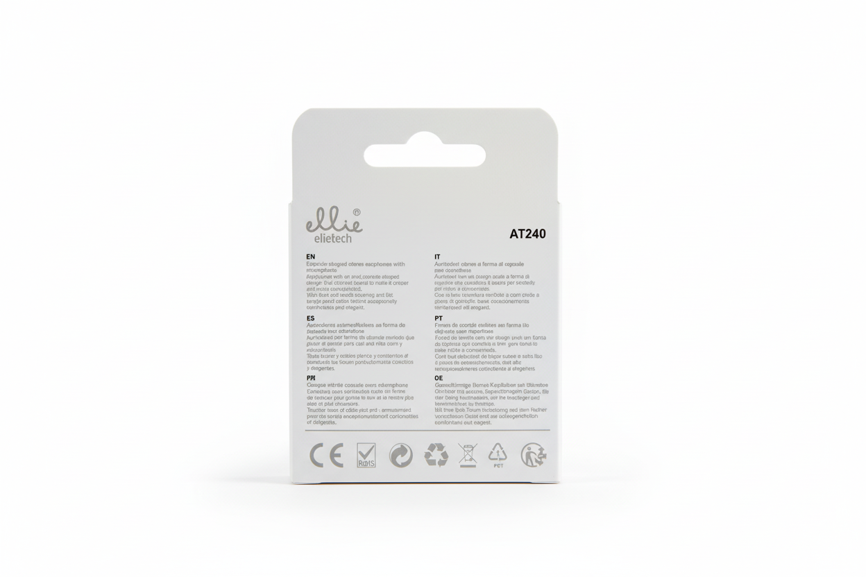 Ellietech AT240 Headphones with Lightning Connector for iPhone