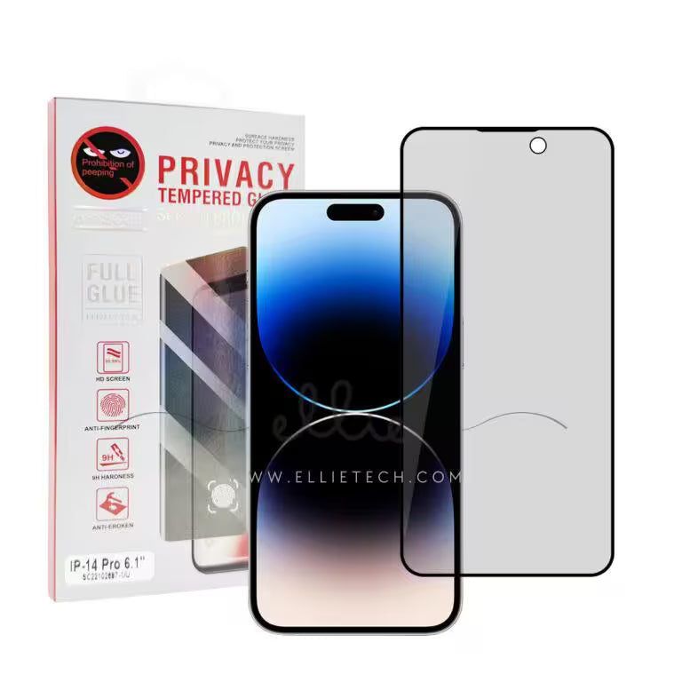 ED105 Anti-Spy Privacy Glass Screen Protector for iPhone 14 Pro max