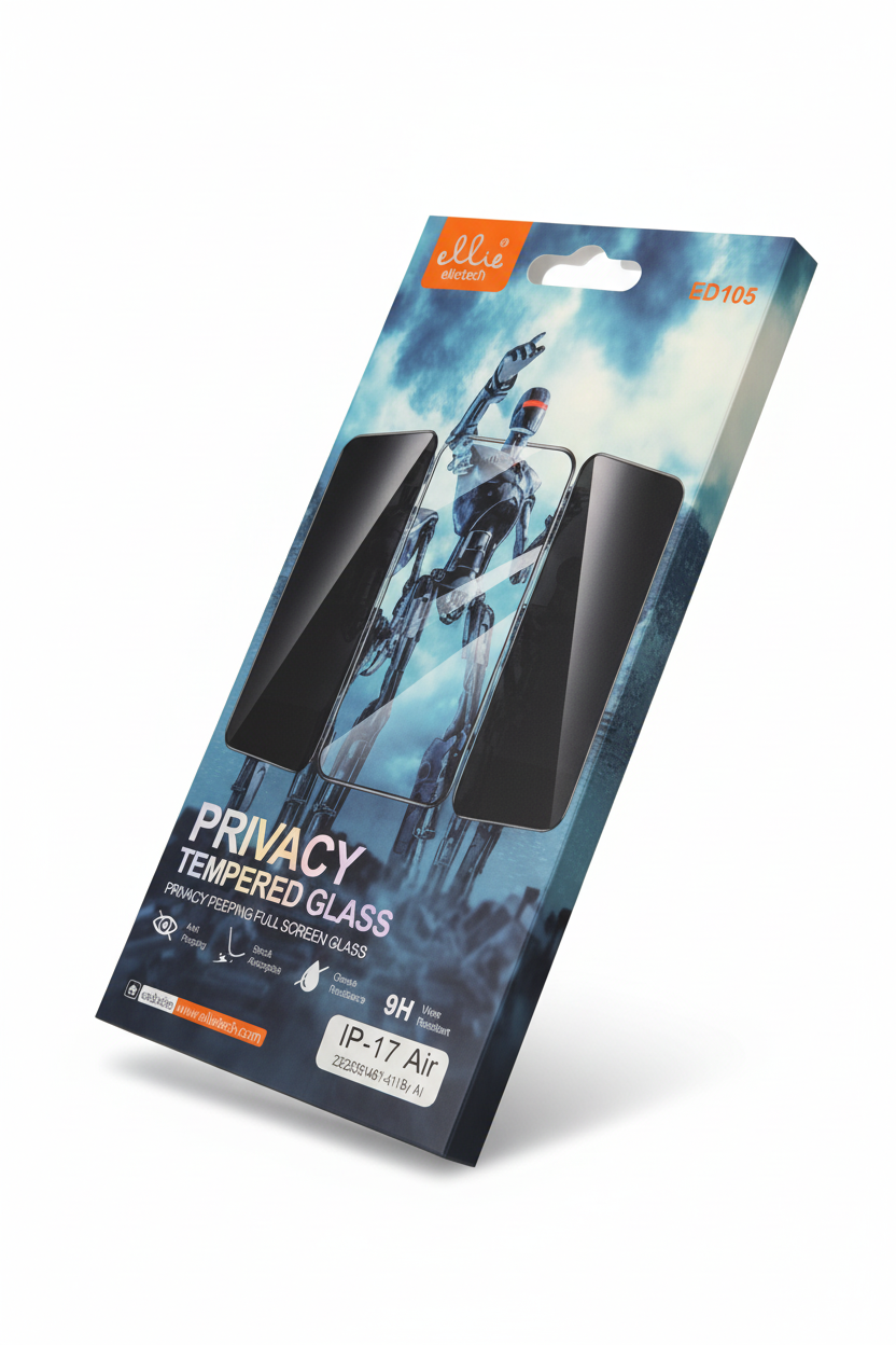 Privacy tempered glass - IP 17 Air