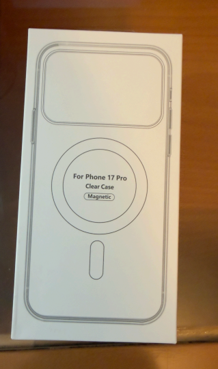 Transparent case for ip 17 pro