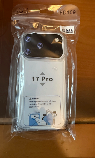 Transparent case for ip 17 pro
